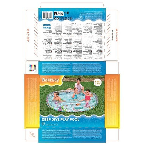 Nafukovací bazének Deep Dive, průměr 1,83m, výška 33cm
