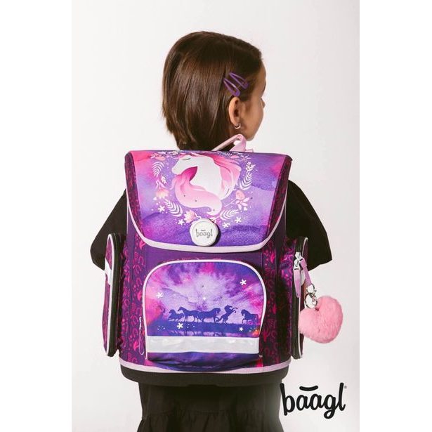 BAAGL Školní aktovka Ergo Kůň Baagl