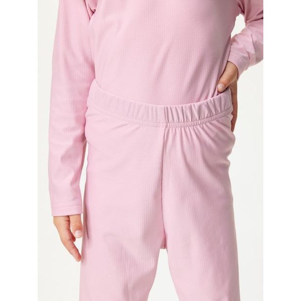 Dětské termo legíny, Růžová