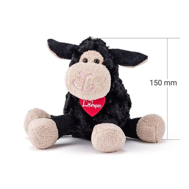 LUMPIN Ovečka Olivia, černá, 16 cm