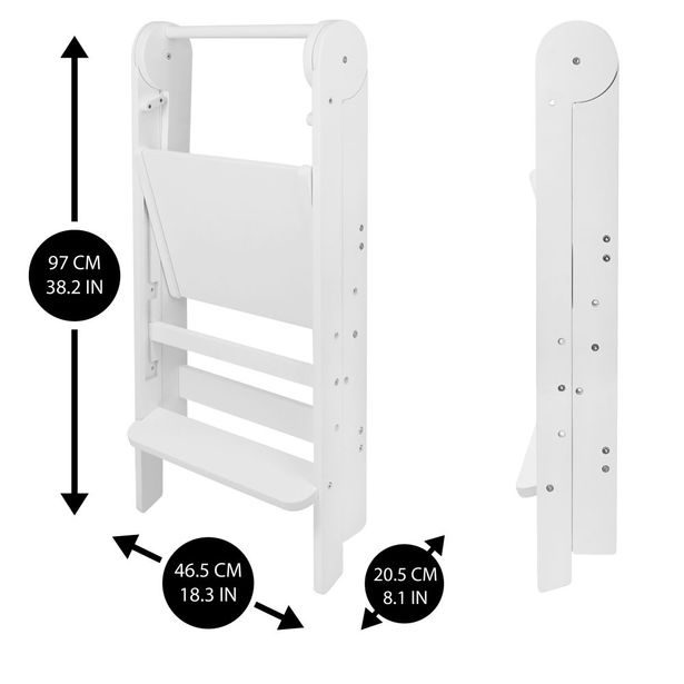 Skladací učící věž - bílá