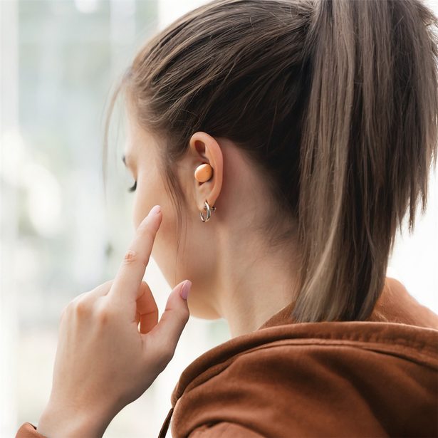 Hama Bluetooth sluchátka Freedom Buddy II, špunty, oranžová