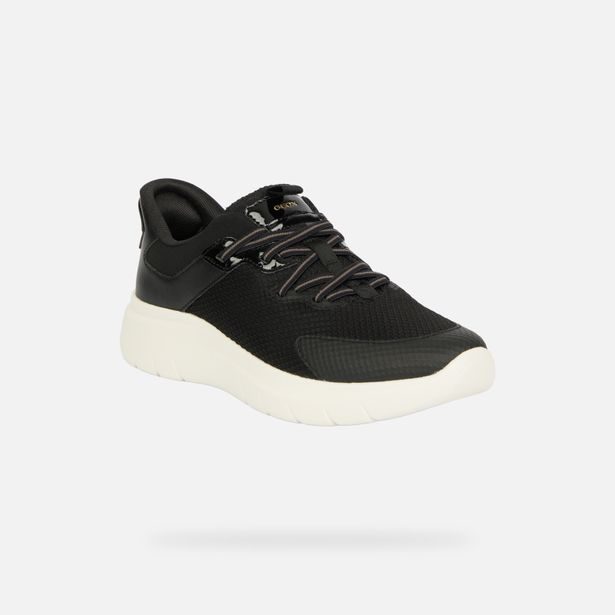 Černé dámské tenisky Geox Plummery Plus