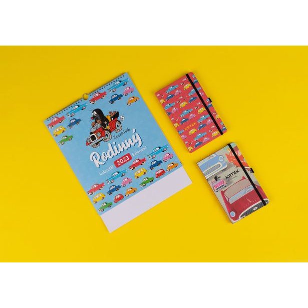 Notes Krtek Auta, linkovaný, 13 × 21 cm Baagl