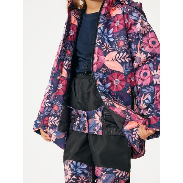 Unuo Dětská zimní bunda Polar, Kouzelné květiny