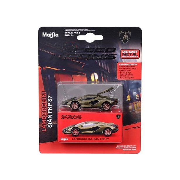 Maisto Maisto - Speed Icons - Lamborghini Sián FKP 37, matně zelená, 1:64