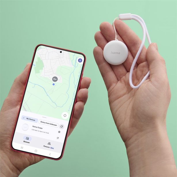 Hama lokalizační čip, Bluetooth lokátor pro Android Find My Device