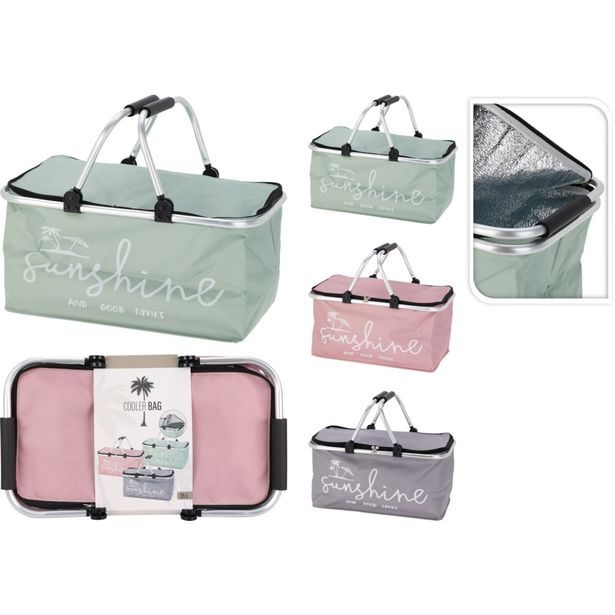 EXCELLENT HOUSEWARE Chladicí košík 48 x 28 x 24 cm zelená KO-170491170zele