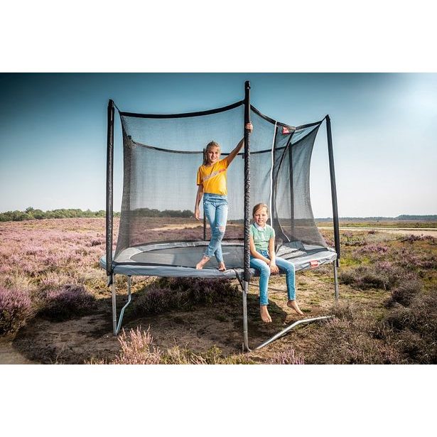 BERG Trampolína BERG Favorit 270cm šedá + ochranná síť Comfort