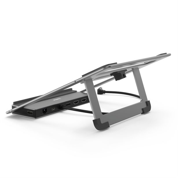 Hama USB-C dokovací stanice a stojan pro notebook Connect2Office Stand, 12 portů