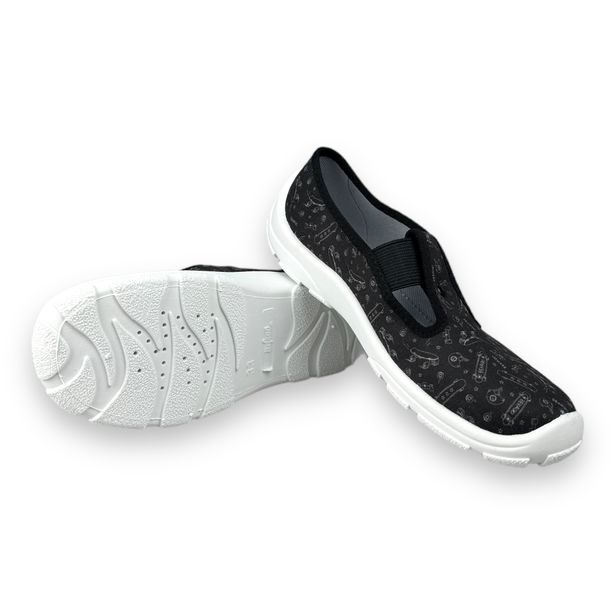 Dětská domácí obuv Befado - černé, SKATE