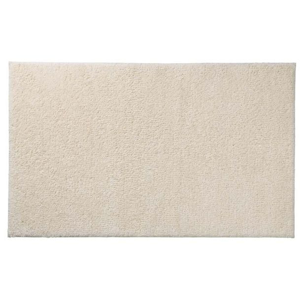 KELA Koupelnová předložka Maja 80x50 cm polyester písková béžová KL-23535