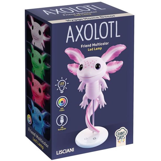 Led lampička Axolotl