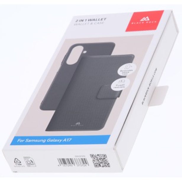 Black Rock 2-1 Wallet, pouzdro-knížka pro Samsung Galaxy A17/A17 5G, černé