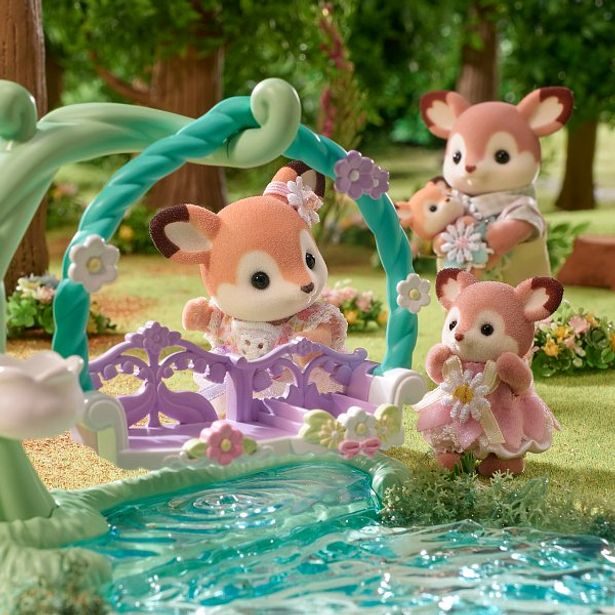 Sylvanian family Jelínci na květinové houpačce