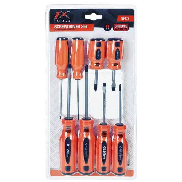 FX TOOLS Sada šroubováků magnetické 8 ks HARDEN KO-C22215860