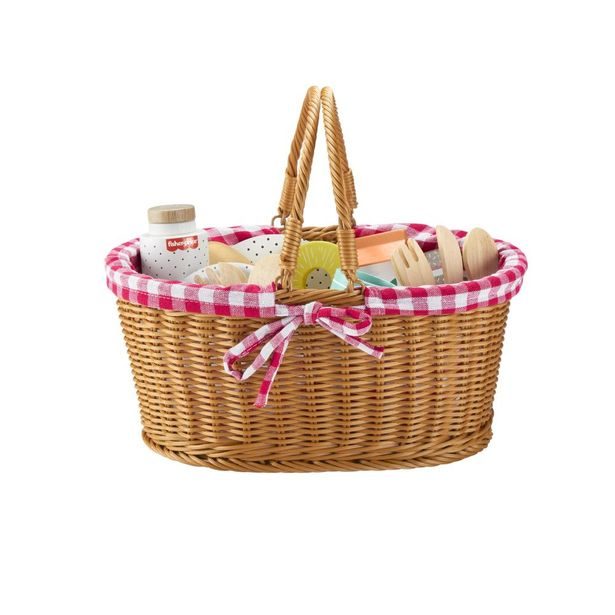 FP PIKNIKOVÝ KOŠ S DŘEVĚNÝMI DOBROTAMI