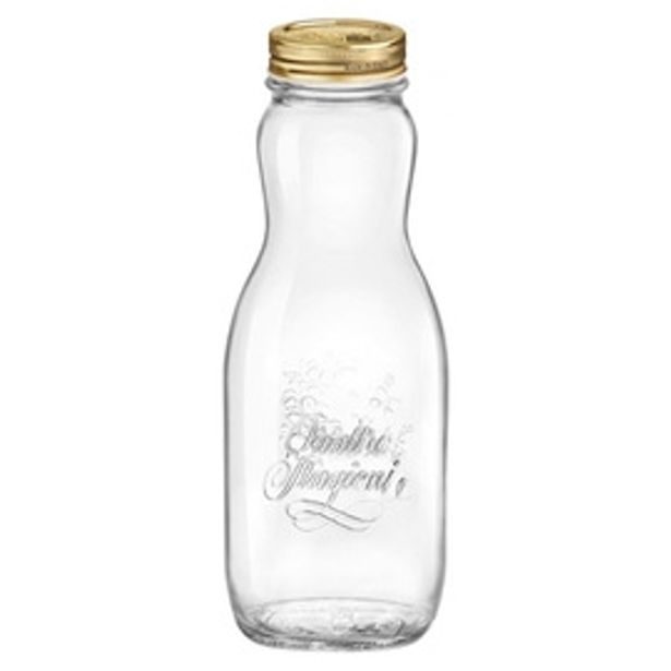 láhev zavař.1000ml QUATTRO ST. víčko šroub.