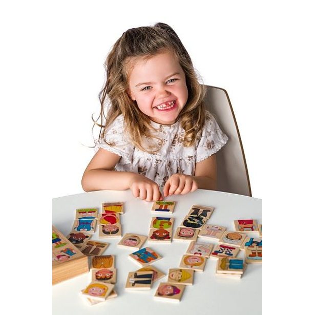 WOODY Puzzle - Lidé a povolání z celého světa, v dř. krabičce