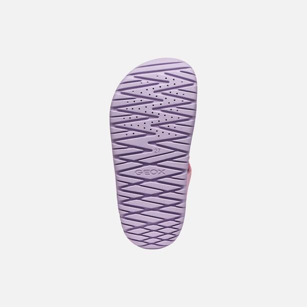 Růžové dívčí sandály Geox Sandal Fusbetto
