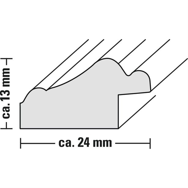 Hama rámeček plastový LOBBY, stříbrná, 30x40 cm