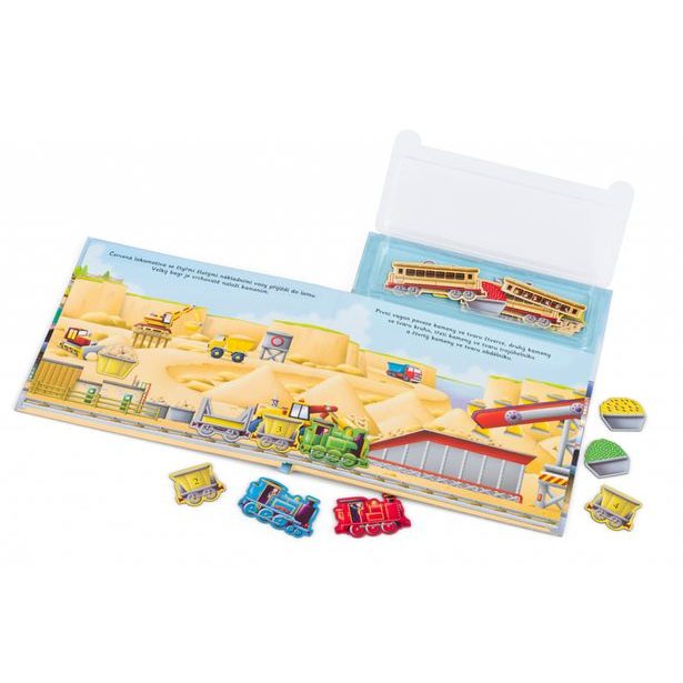 VLÁČKY ─ Knížka s magnetkami