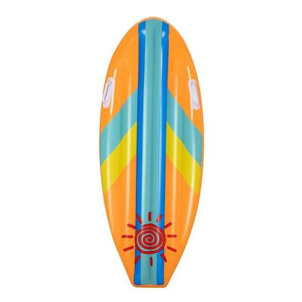 Dětský surf Sunny Rider, 1,14m x 46cm – mix 2 barvy (modrá,oranžová)