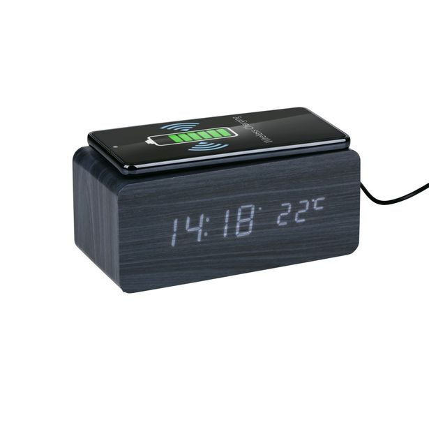 GRUNDIG Bezdrátový budík GRUNDIG s nabíječkou černá ED-233657cern