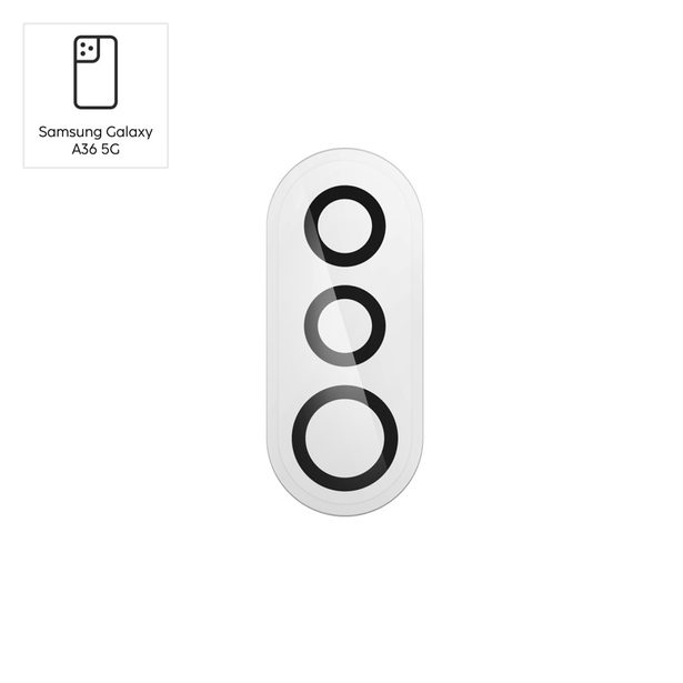 Hama Cam Protect, ochranné sklo fotoaparátu pro Samsung Galaxy A36 5G, průhledné