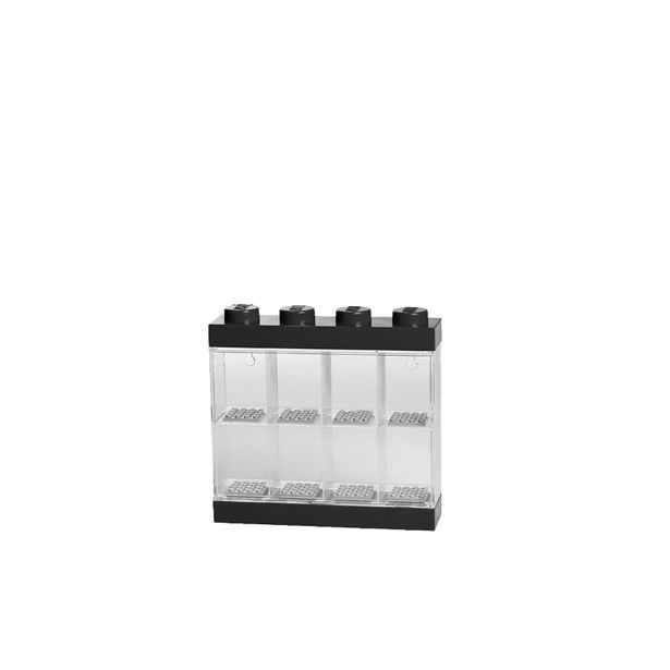 LEGO sběratelská skříňka na 8 minifigurek - černá