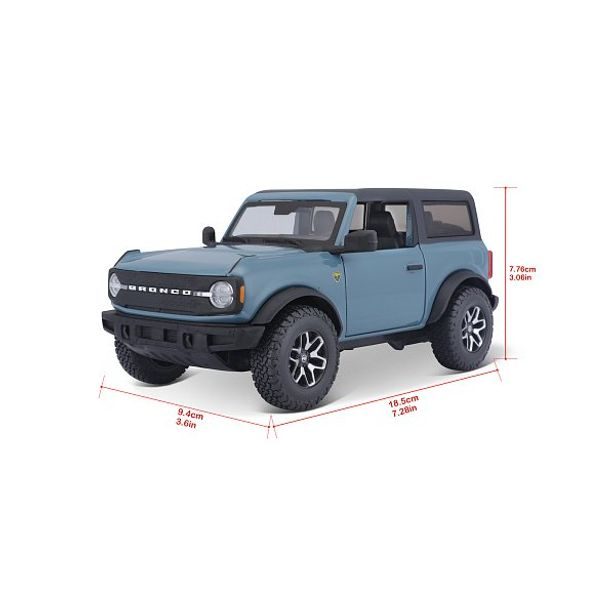 Maisto Maisto - 2021 Ford Bronco, modrá, 1:24