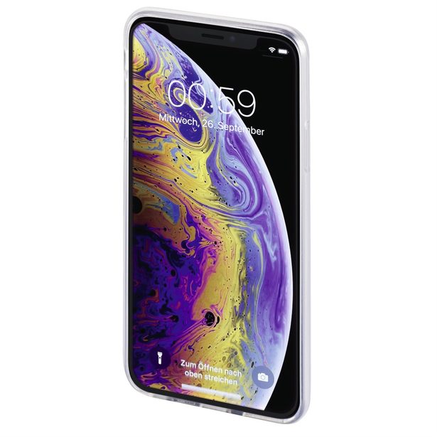 Hama Crystal Clear Cover for Apple iPhone Xs, transparent