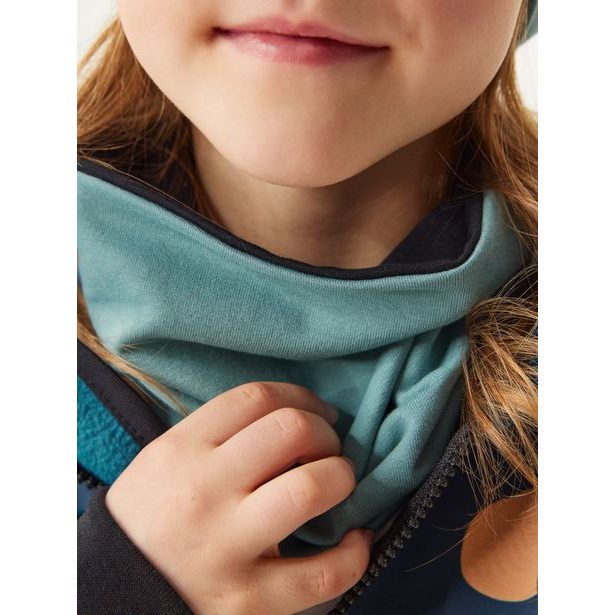 Unuo Dětský nákrčník z teplákoviny Basic, Modrá