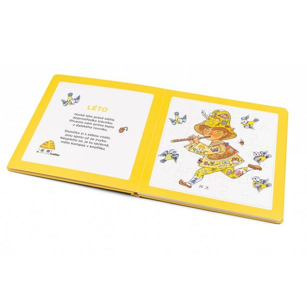 OD JARA DO ZIMY – Puzzle, básničky, omalovánky, kvízy Baagl