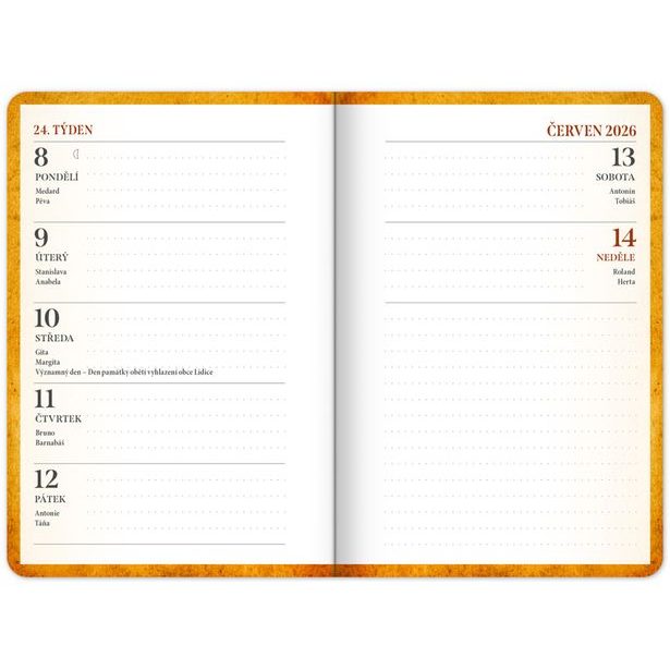 NOTIQUE Studentský diář Harry Potter – Bradavice (září 2025 – prosinec 2026), 9,8 x 14,5 cm