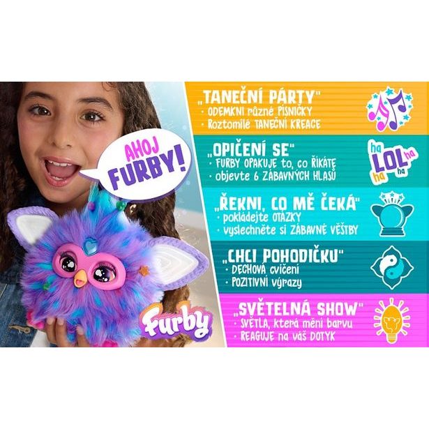 Furby Furby fialový CZ verze