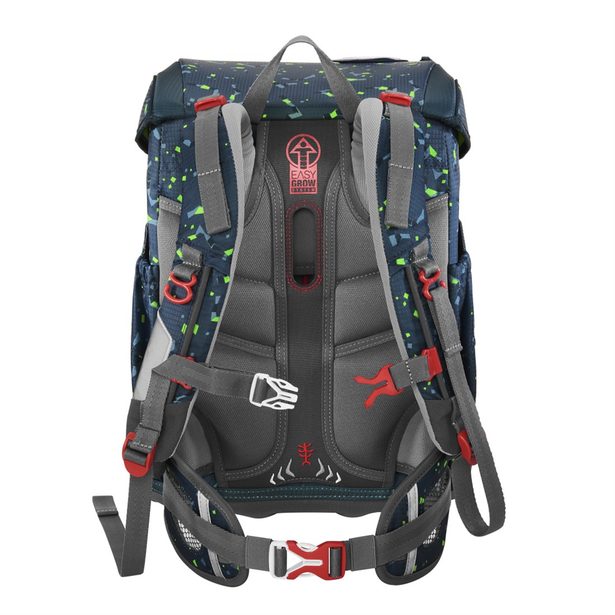 Školní aktovka Step by Step CLOUD, Bagger Rocco - 5 dílný set, AGR certifikát