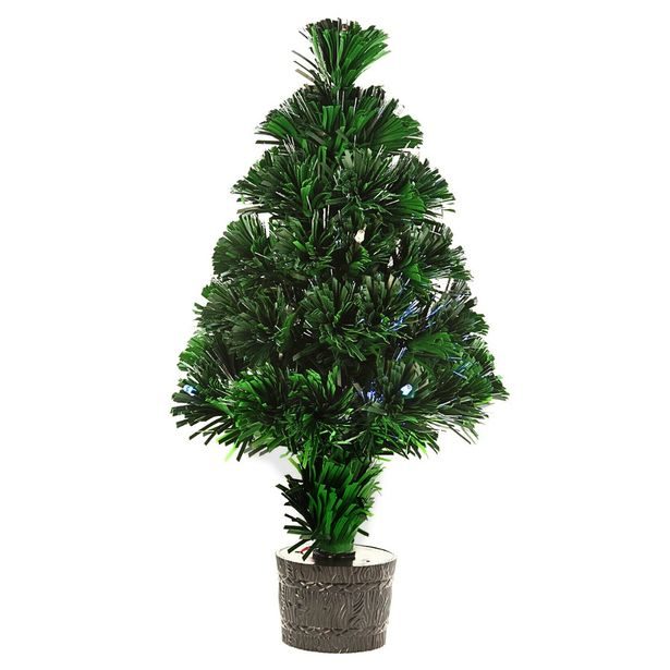 HOMESTYLING Vánoční stromeček s LED osvětlením 45 cm barevný KO-AFB000110