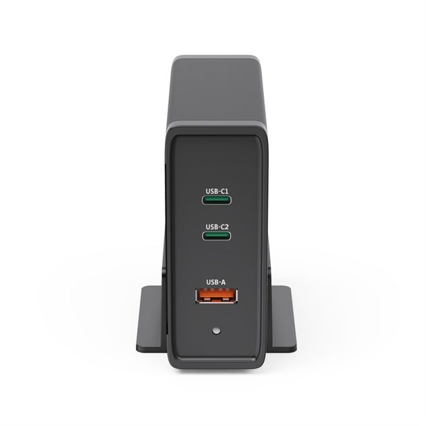 Hama USB nabíjecí stanice GaN, 2x USB-C PD, 1x USB-A (1x QC), 140 W