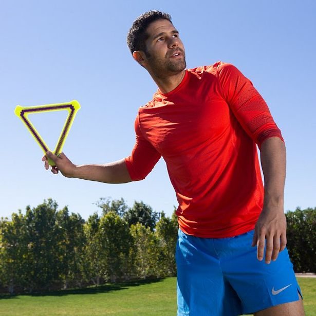 SpinMaster AEROBIE ORBITER - Létající, házecí Bumerang, průměr 29 cm, assort