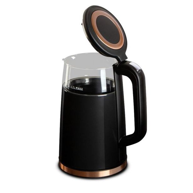 BERLINGERHAUS Rychlovarná konvice s regulací teploty digitální 1,7 l Black Rose Collection BH-9477