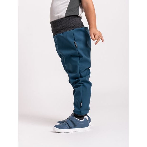 Unuo, Batolecí softshellové kalhoty s fleecem Street, Kobaltová