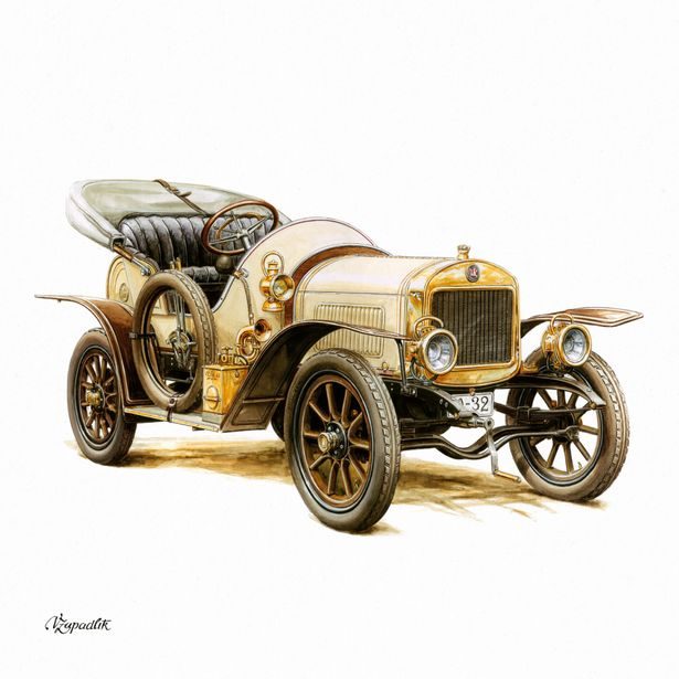 NOTIQUE Poznámkový kalendář Classic Cars – Václav Zapadlík, 2026, 30 x 30 cm