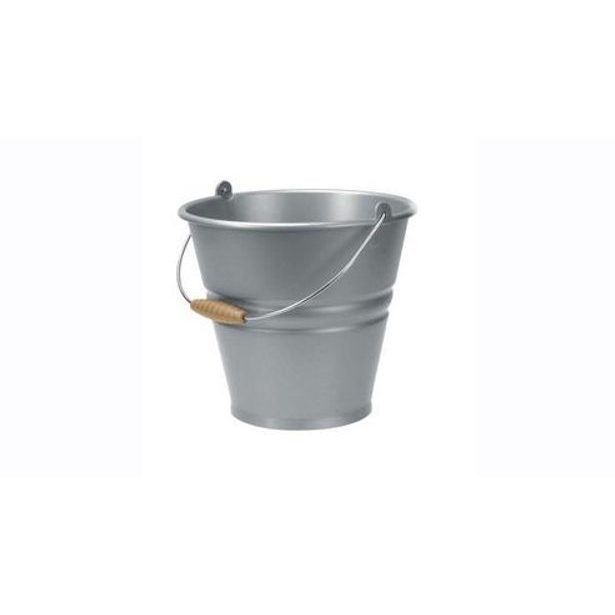 vědro 10l NOSTALGIA, stříbrné, Tontarelli, plast