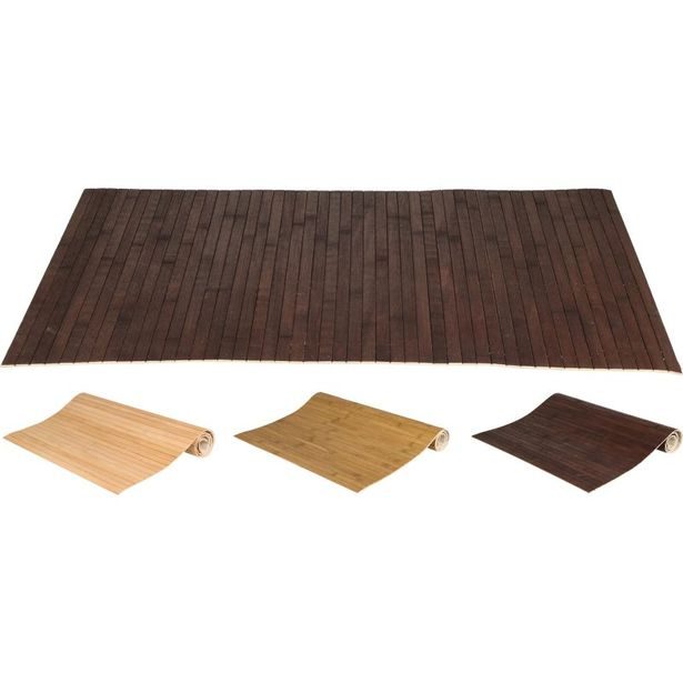 Bathroom Solutions Koupelnová předložka bambus protiskluzová 50 x 80 cm světle hnědá KO-HZ1991100svhn