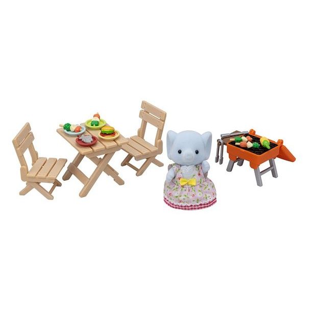 BBQ sada na piknik se slonem