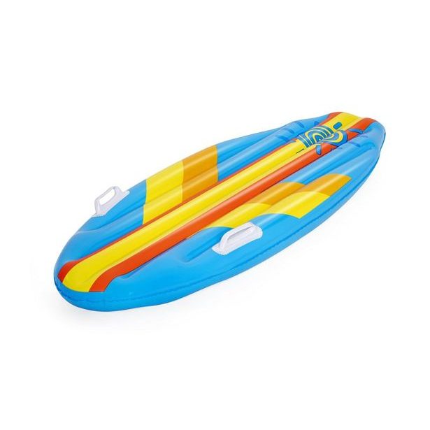 Dětský surf Sunny Rider, 1,14m x 46cm – mix 2 barvy (modrá,oranžová)