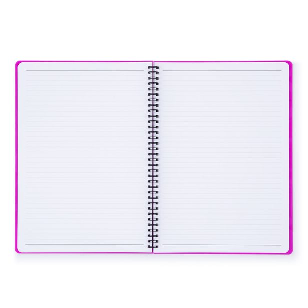 Twin wire blok A4 PP NEO COLORI růžová