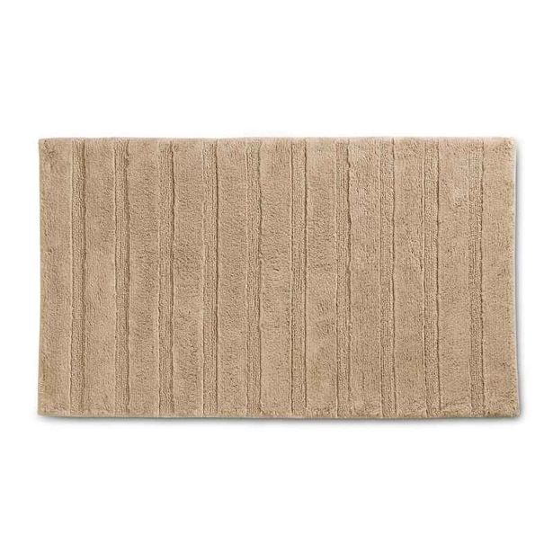 KELA Koupelnová předložka Megan 100% bavlna béžová 100x60x1,6cm KL-24710