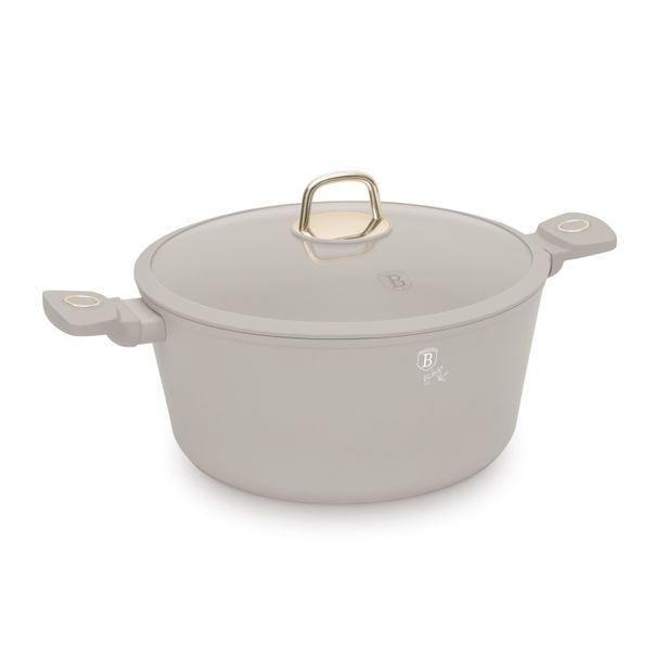 BERLINGERHAUS Kastrol s titanovým povrchem a poklicí 30 cm Sahara Collection BH-8073